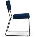 Ver imagem 7 de Kit 02 Cadeiras Decorativas Para Sala De Jantar Allana L02 Suede Azul Marinho - Lyam Decor
