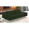 Sofá Ilha 2 Lugares Living 232cm Modulado Lary Veludo Verde Pu Pto K01 - D'rossi - 6