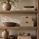 Ver imagem 3 de Kit Caixas Decorativas Elegance Bege - 2 Peças