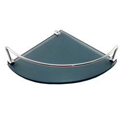 Kit Para Banheiro Topázio Luxo Vidro Modelado Fumê - 5