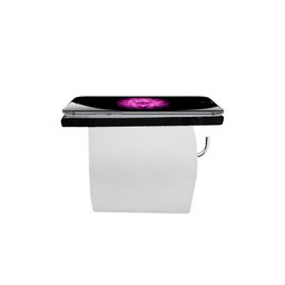 Kit Para Banheiro Topázio Luxo Vidro Modelado Fumê - 7