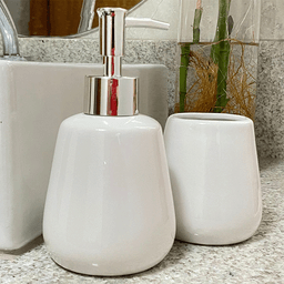 Kit Lavabo Banheiro 2 Peças Sabonete Líquido Escova / 940 Pgb - 2