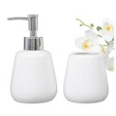 Ver imagem 5 de Kit Lavabo Banheiro 2 Peças Sabonete Líquido Escova / 940 Pgb