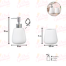 Kit Lavabo Banheiro 2 Peças Sabonete Líquido Escova / 940 Pgb - 3