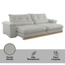 Ver imagem 5 de Sofá Dubai Veludo 02 Módulos de 100 Cm B25 Cm Meu Sofá Online