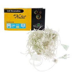 Cascata Led Pisca Cor 240 Lâmpada Iluminação 4.3 Metros 220v - 2