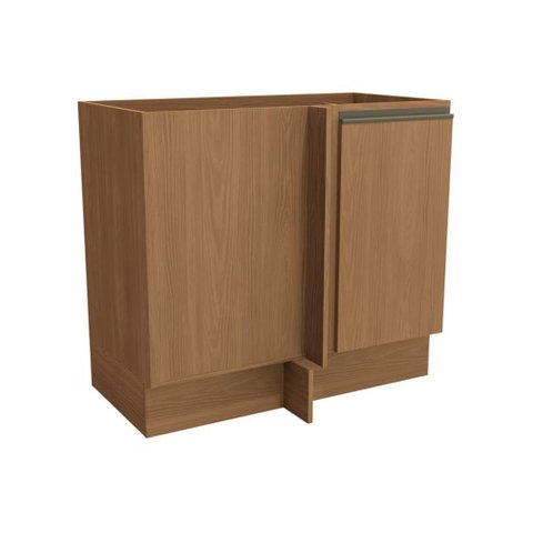 Armário de Cozinha Balcão de Canto 98cm 1 Porta G748 Maxxi Canela Kappesberg
