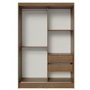 Ver imagem 2 de Guarda-roupa 2 Portas de Correr com Espelho Rustic Max Madesa Rustic
