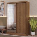 Ver imagem 1 de Guarda-roupa 2 Portas de Correr com Espelho Rustic Max Madesa Rustic
