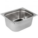 Ver imagem 6 de Kit 2 Cubas Gastronomica Inox Gn 1/2 X 150mm (325x265mm)