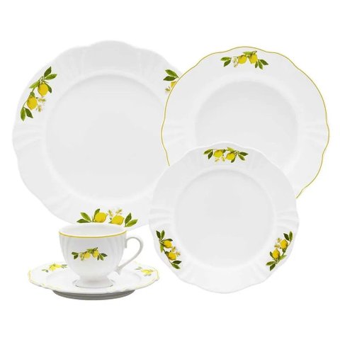 Aparelho de Jantar 30 Peças Soleil Limoni Oxford Soleil Limoni 30 Peças