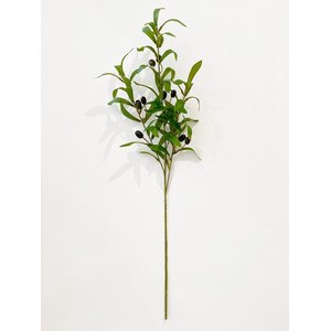 Haste de Oliveira Verde Planta Artificial Toque Realista 1un Único