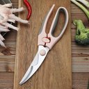 Ver imagem 3 de Tesoura de Cozinha P- Frango Peixe Carne Multifuncional Rosa