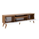 Ver imagem 6 de Rack 180cm MDF Freijo com Branco Dallas - On Móveis