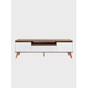 Ver imagem 3 de Rack 180cm MDF Freijo com Branco Dallas - On Móveis