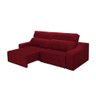 Sofá Top Lubeck Retrátil Reclinável 290 Vermelho- - 3