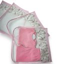 Ver imagem 3 de Organizador Maternidade 04 Peças - Floral Rosa
