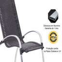 Ver imagem 3 de 4 Cadeiras Descanso Garden em Alumínio para Área Jardim e Piscina