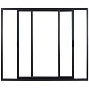 Ver imagem 1 de Vitro de Aluminio 2 Folhas Móveis sem Grade Linha Modular:1,00 X 1,20/preto