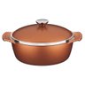 CACAROLA 30CM 7 0L LYON DOURADO ALUMINIO COM REVESTIMENTO AN - 2