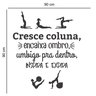 Adesivo de Parede Pilates:90 X 90 Cm - 2