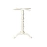 Kit Pé de Mesa Base Trava Veroninha Alumínio Fundido Branco - 1