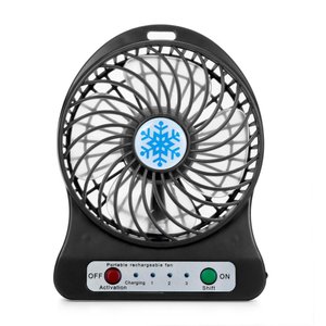 Mini Ventilador Portátil de Mão e Mesa Usb Recarregável