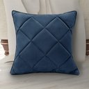 Ver imagem 2 de Almofada Decorativa Nina Matelassê 48X48 Veludo Azul Marinho