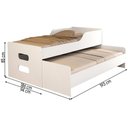 Ver imagem 3 de Bicama Solteiro Reforçada Elis com 2 Colchões D33