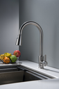 Ver imagem 2 de Torneira Misturdor Monocomando Cozinha Aço Escovado Extensível Gourmet 2201F GOWFF Misturador Cozinh