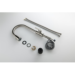 Torneira Misturdor Monocomando Cozinha Aço Escovado Extensível Gourmet 2201F GOWFF Misturador Cozinh - 5