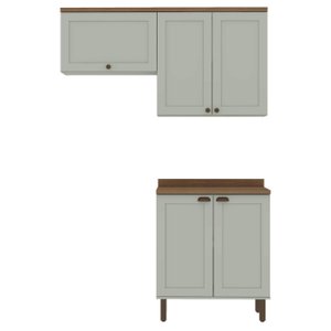 Conjunto Modulado para Lavanderia 4 Peças Cm0057 Linha Acquaflex Genialflex