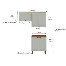 Conjunto Modulado para Lavanderia 4 Peças Cm0057 Linha Acquaflex Genialflex - 2