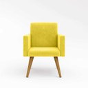 Ver imagem 4 de Kit 10 Cadeiras Poltronas Decorativa - Escritório - Recepção Cor:Amarelo