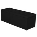 Ver imagem 1 de Calçadeira Baú 160cm Paris Corino Preto - JS Móveis