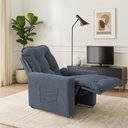 Ver imagem 1 de Poltrona Cadeira Vitória Papai e Mamãe com Encosto Macio para Sala Grafite Boucle