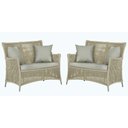 Ver imagem 1 de 2 Sofás Área Externa Igapó Alumínio Pintura Fendi Corda Náutica Estofado Impermeável 3