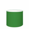 Cúpula Abajur e Luminária em Tecido Cilíndrica Vivare Cp-7016 Ø35x30cm - Bocal Nacional - Verde Folh - 1