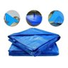 Lona encerado Plástica Impermeável Azul 4x3 - 5