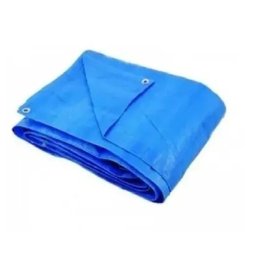 Lona encerado Plástica Impermeável Azul 4x3 - 3