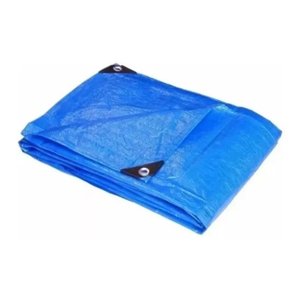 Lona encerado Plástica Impermeável Azul 4x3