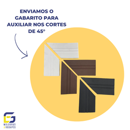 Moldura Guarnição Rodameio Eva Autocolante Sol 7cmx5mm 5 Metros - Marrom - 4