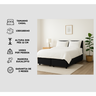 Cama Box Casal Bipartida 138x188cm Preta – Base Reforçada - 3
