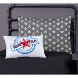 Colcha Solteiro Infantil Menino Juvenil 4 Peças Preto - 4 Colcha Solteiro Infantil Menino Juvenil 4 Peças Preto - 4