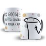 Caneca Flork Estampa Engraçada – Café, Caos e Memes - 1