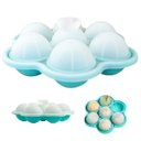 Ver imagem 1 de Forma de Gelo Bandeja de Silicone Drink Bebida Cha Coquetel Molde Formato Bola de Basquete Festa Eve