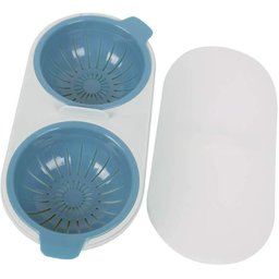 Recipiente Fazer Ovos Omeleteira Microondas Rápido Prático - 7