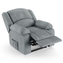 Ver imagem 2 de Poltrona do Papai Reclinável Melim Power Touch Linho Fh1 - D'rossi Cor Cinza