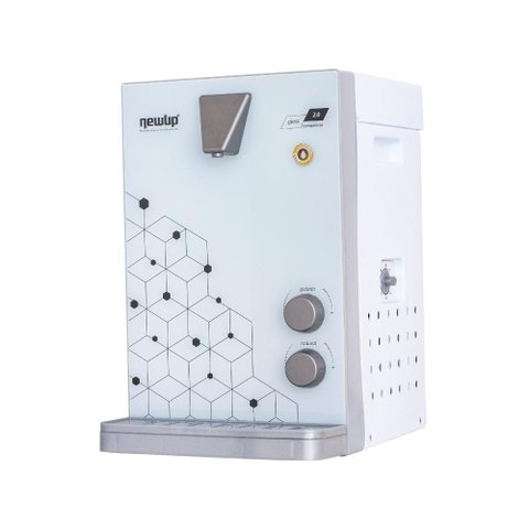 Purificador de Água Newup Glass 2.0 Branco 127V Refrigerado com 5 Estágios de Filtragem