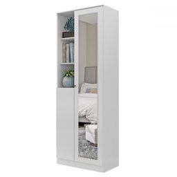 Sapateira Lince 2 Portas 7 Prateleiras Branco - Mx Móveis - 2